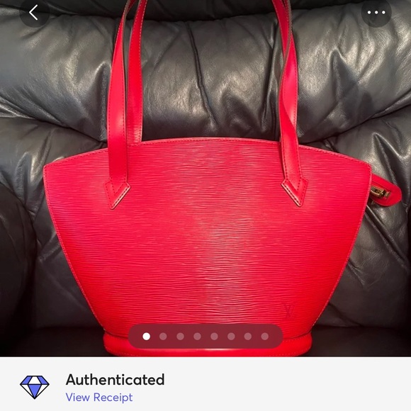 100% GUARANTEED AUTHENTIC Louis Vuitton Saint Jacques Epi Leather GM - Picture 10 of 10